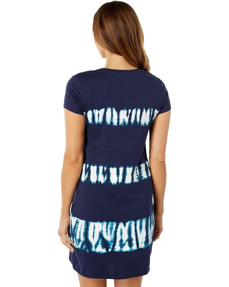 

Платье U.S. POLO ASSN. Tie-Dye Stripe Sneaker Dress, цвет Classic Navy