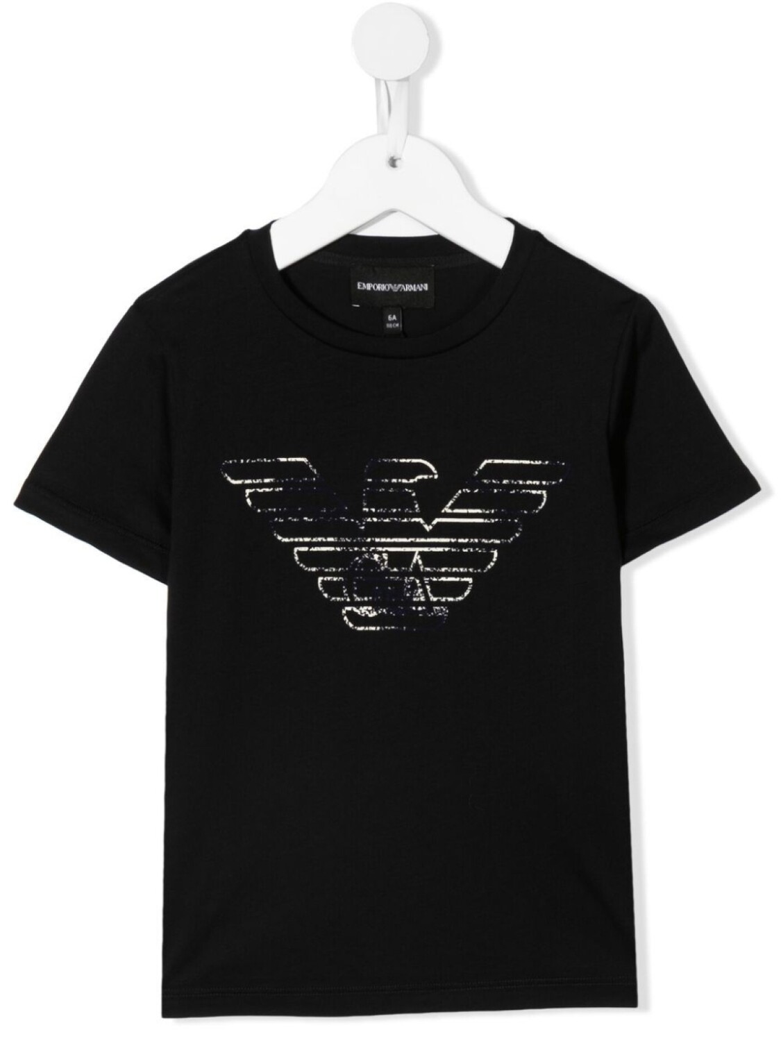 

Футболка с логотипом Emporio Armani Kids, синий