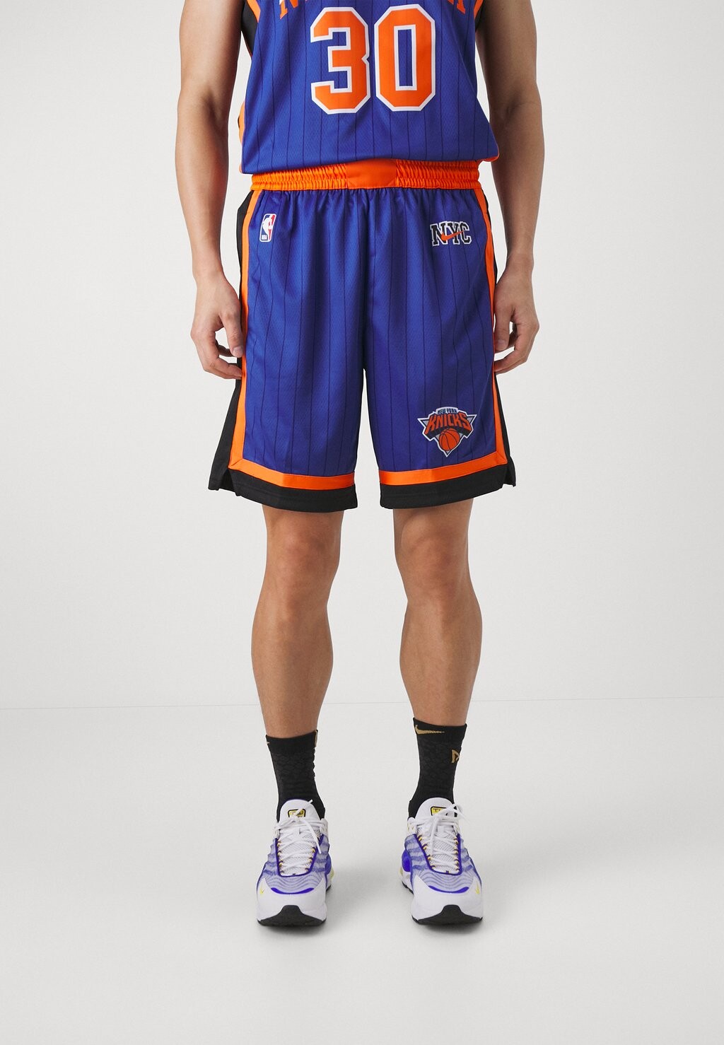 

Team Nba New York Knicks City Edition Short Nike, цвет rush blue/brilliant ornge
