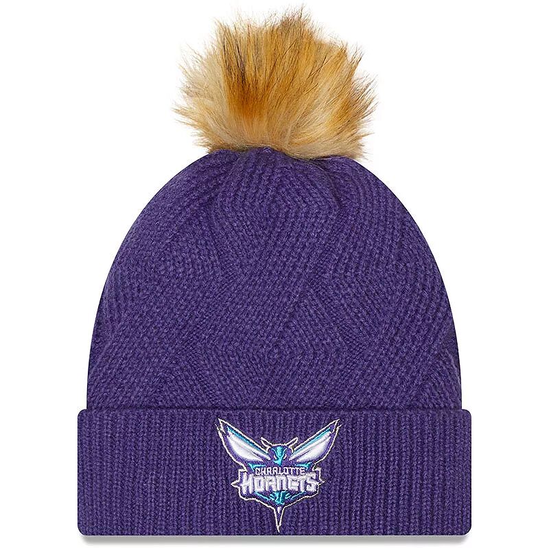 

Женская вязаная шапка New Era Charlotte Hornets Snowy