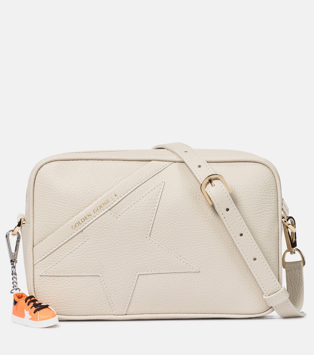 

Сумка через плечо из кожи Star Golden Goose, белый