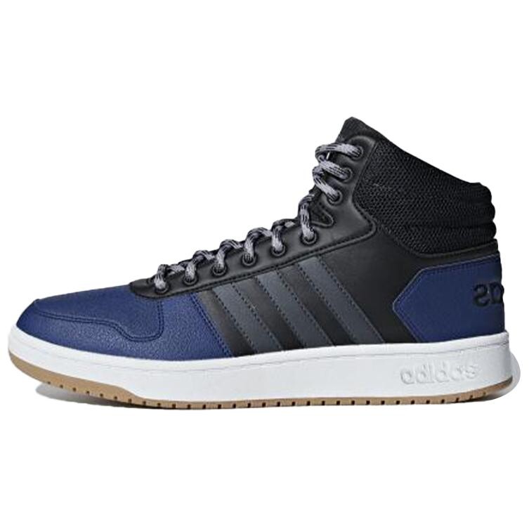 

Баскетбольные кроссовки Hoops 2.0 Vintage для мужчин, средний верх, черный/синий Adidas Neo
