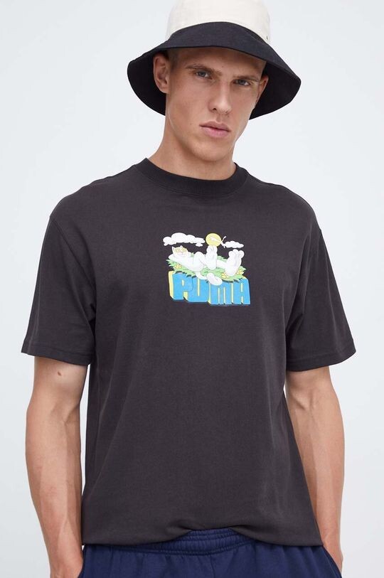 

Хлопковая футболка из коллаборации с RIPNDIP Puma, черный