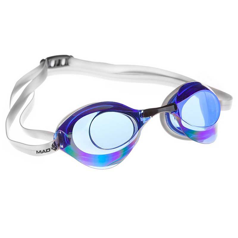 Очки для плавания Madwave Turbo Racer II Rainbow, синий