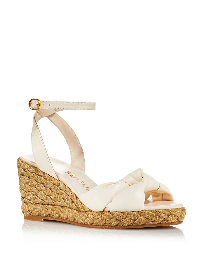 

Женские сандалии на танкетке Playa Espadrille с узлом Stuart Weitzman