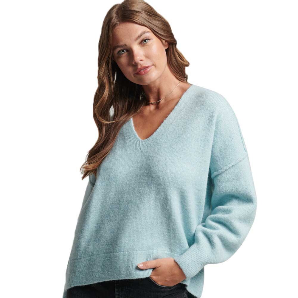 

Свитер Superdry Studios Slouch Vee, синий