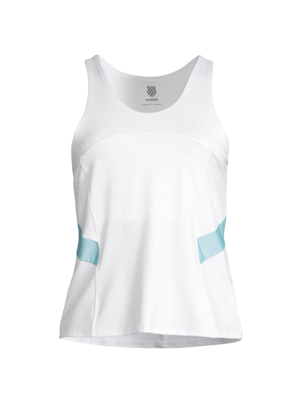 

Майка Scoopneck с цветными блоками K-Swiss, белый