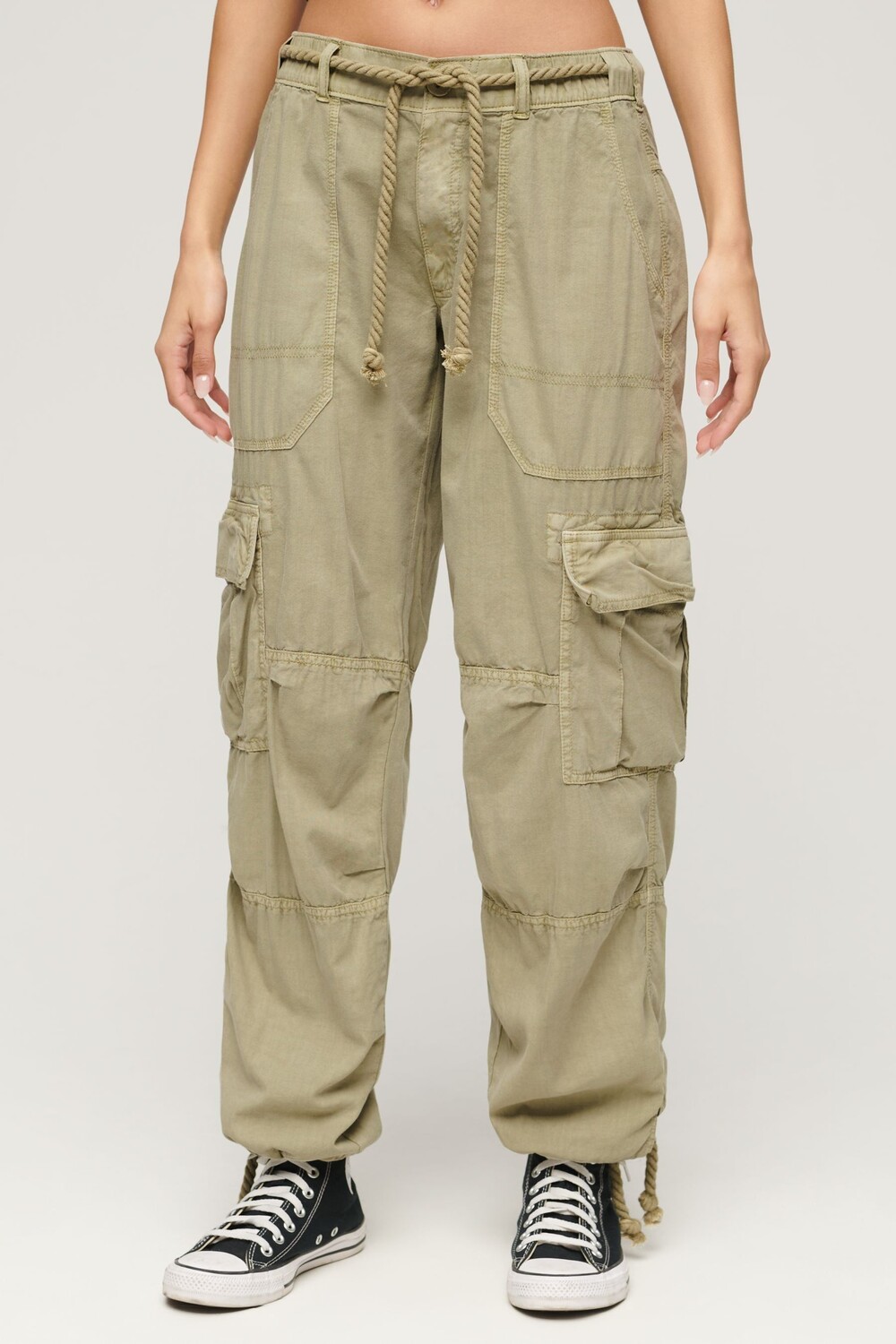 

Легкие пляжные брюки карго Superdry, зеленый