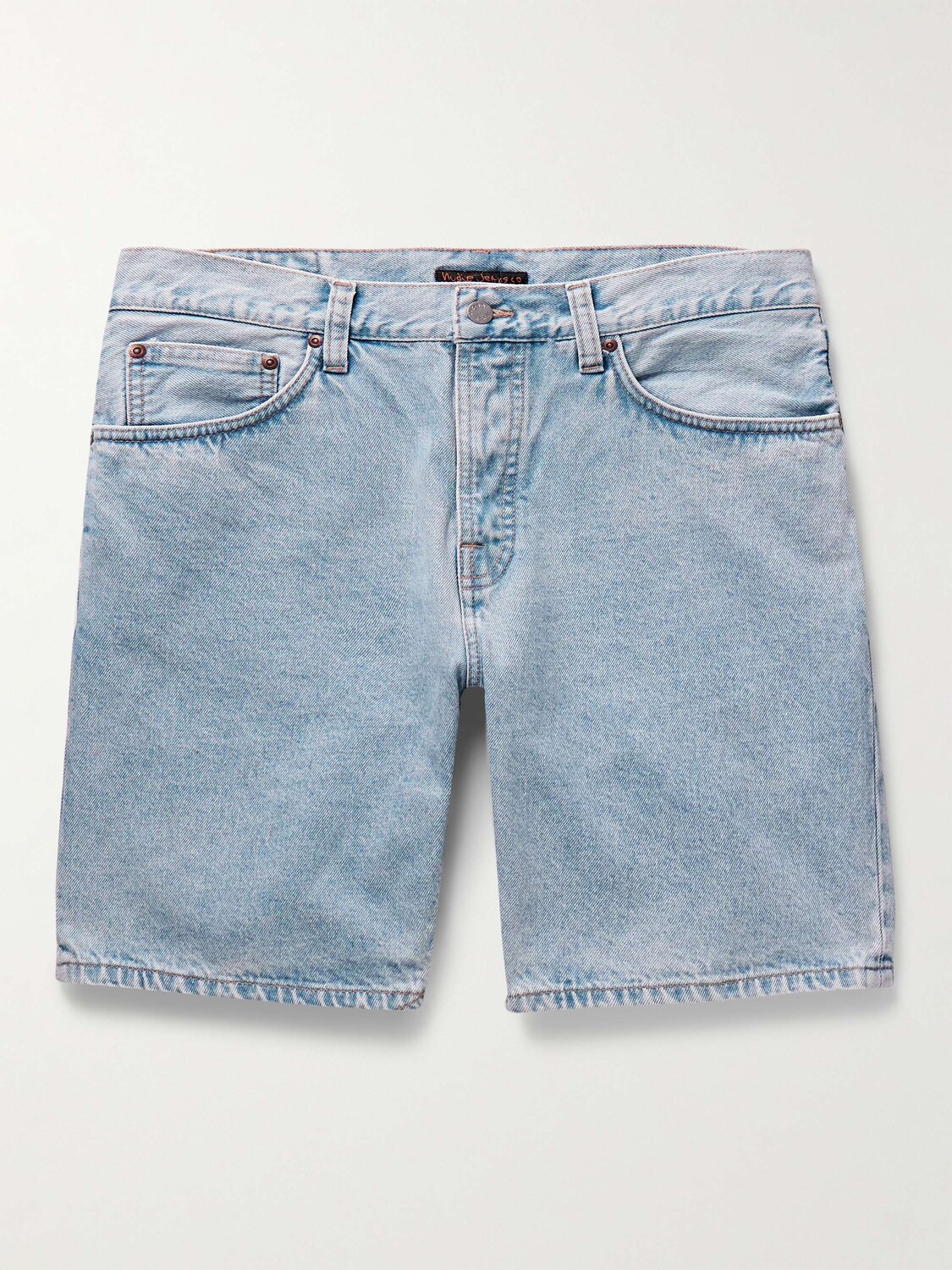 

Джинсовые шорты прямого кроя Seth NUDIE JEANS, легкий деним