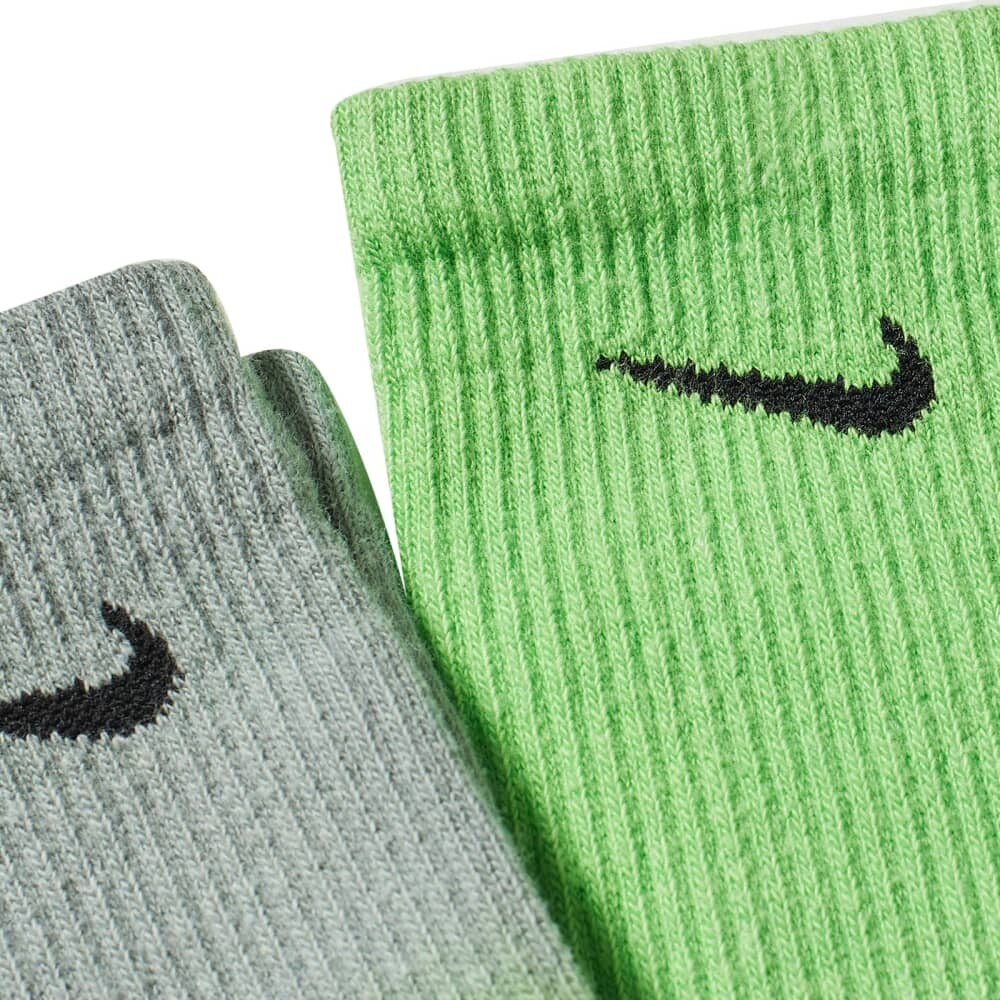 

Носки Nike Everyday Plus с мягкой подкладкой — 2 шт., мультиколор