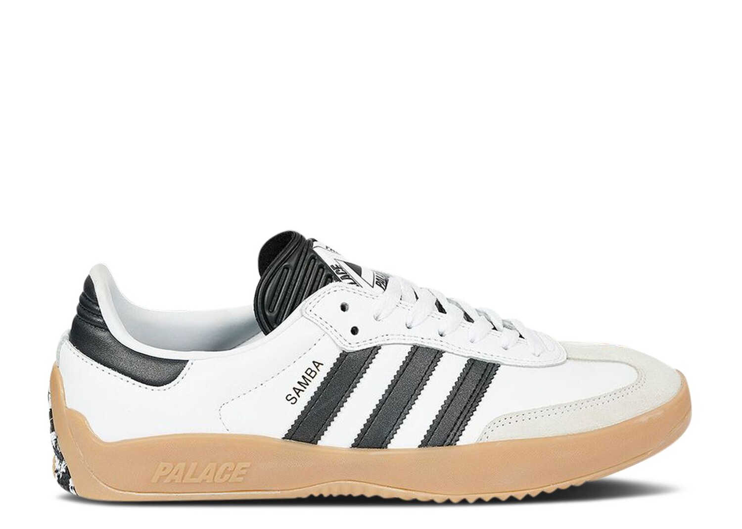 

Кроссовки adidas Palace X Puig Samba 'White Black', белый