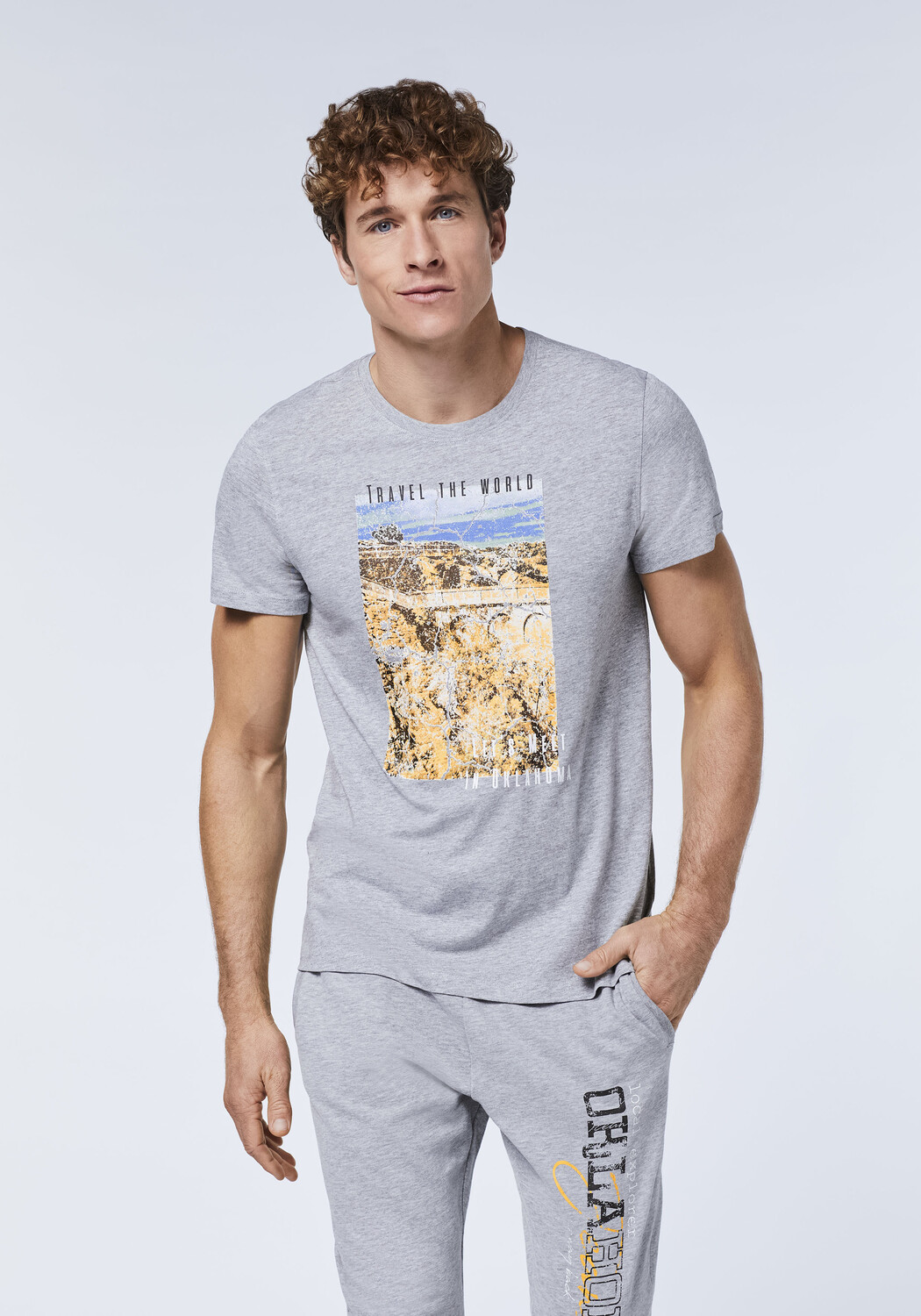 

Футболка Oklahoma Jeans, серый