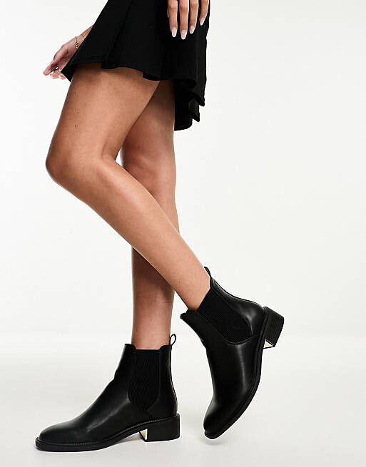

schuh Черные ботинки челси Camila