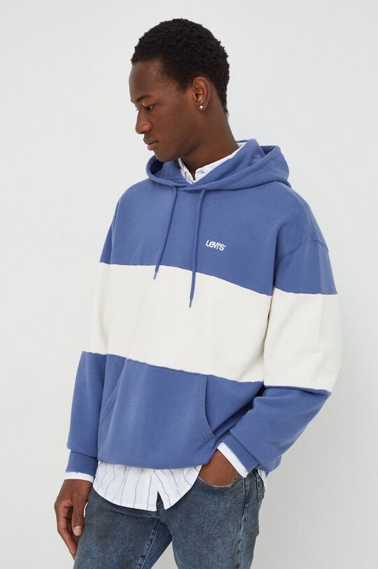 

Хлопковая толстовка Levi's, синий