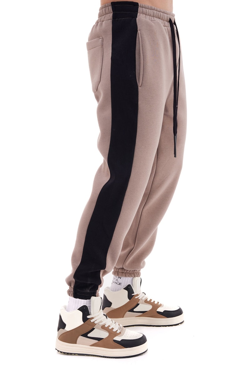 Спортивные брюки с контрастами Hamza, черный спортивные брюки с контрастами ombre серый