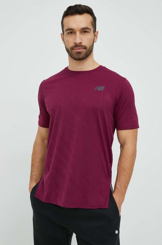 цена Гоночная футболка Q Speed New Balance, фиолетовый