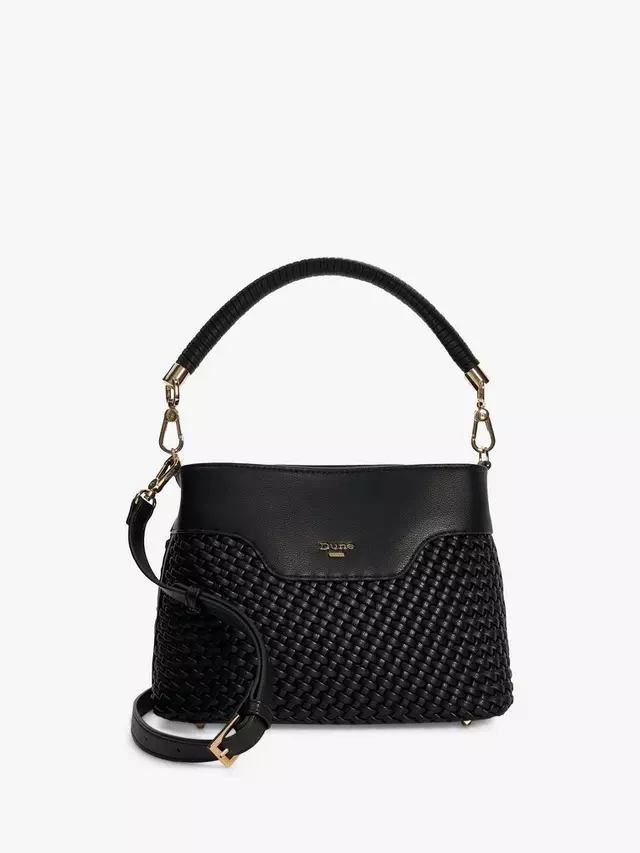 

Сумка Dune Dinidelphie Medium Woven Grab, черный
