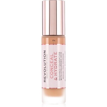 

Тональная основа Makeup Revolution Conceal & Hydrate F11, 23 мл, Revolution Beauty