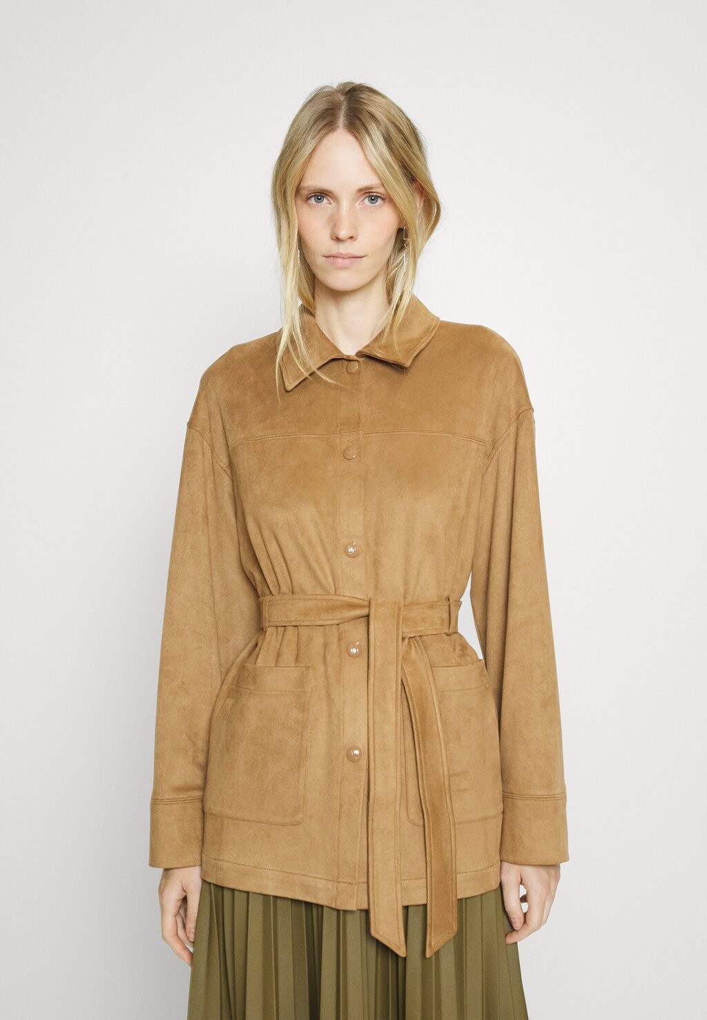 

Куртка из синтетической кожи Max Mara Leisure DIMITRA, цвет cammello