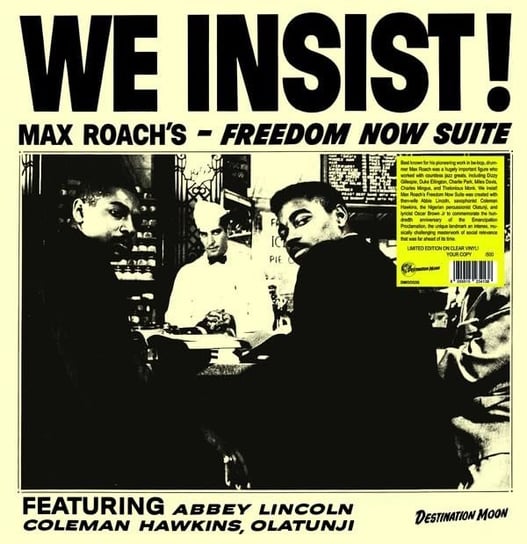 Виниловая пластинка Max Roach - We Insist! Max Roachs Freedom Now Suite (Numbered) (Clear)