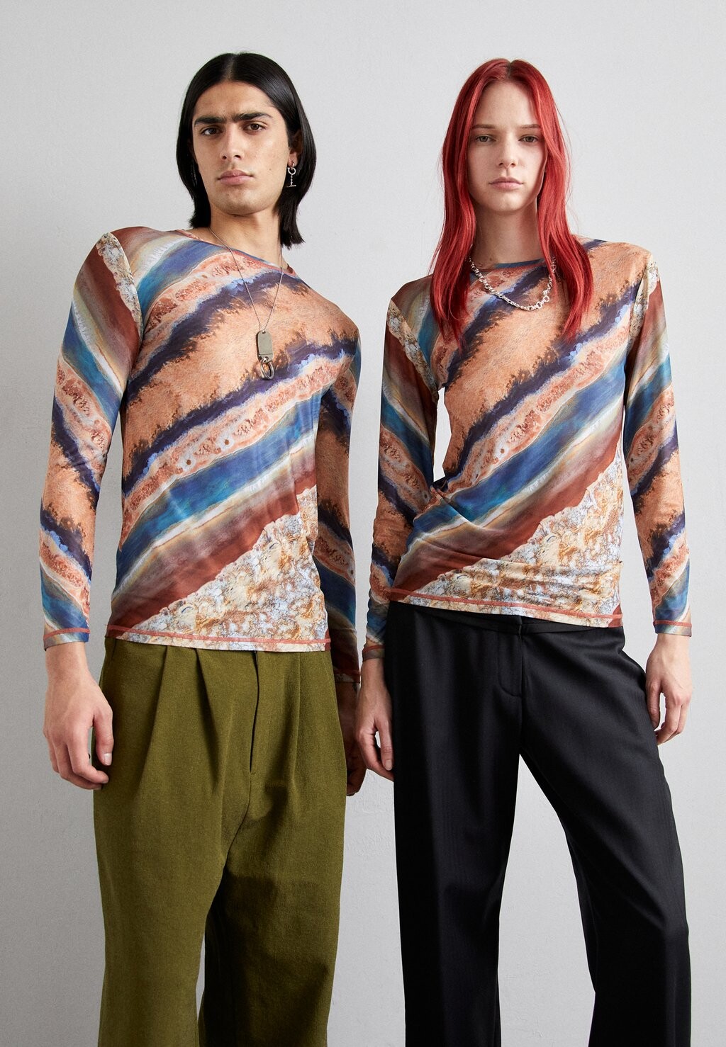 

Футболка с длинным рукавом Dead Sea Power Unisex HOUSE OF JAFFA, цвет orange