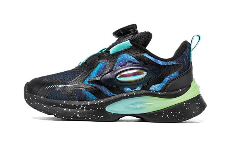 

Кроссовки XTEP Kids Lifestyle Shoes PS Low-top Black/Aurora Green, зеленый