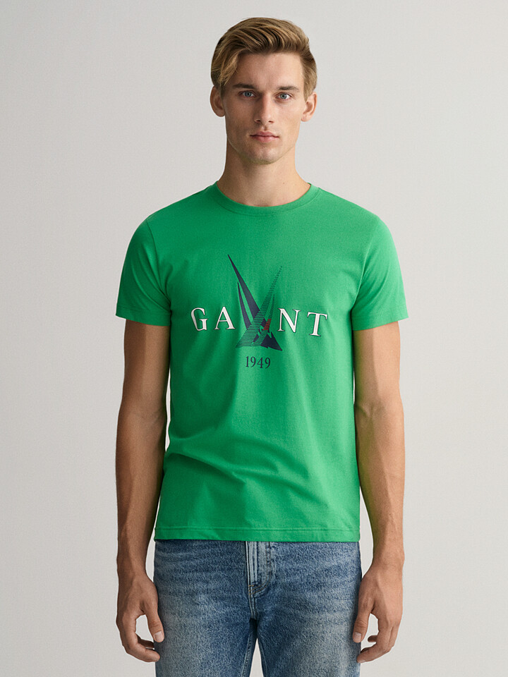 

Футболка Gant, зеленый