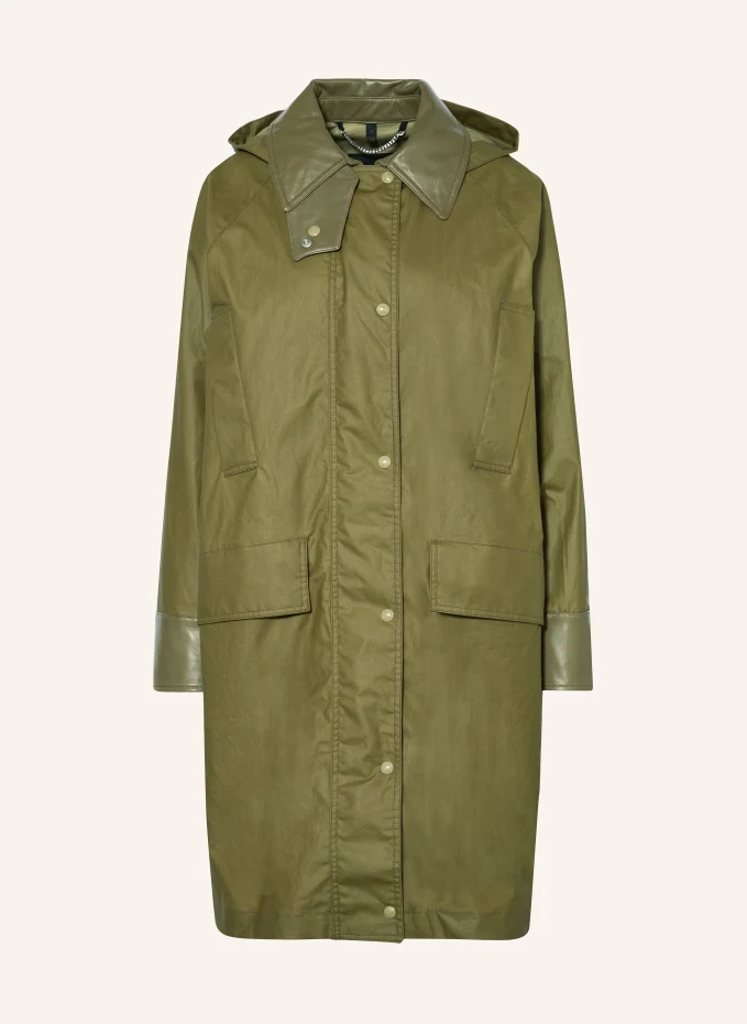 

Пальто acer из смеси материалов Belstaff, хаки