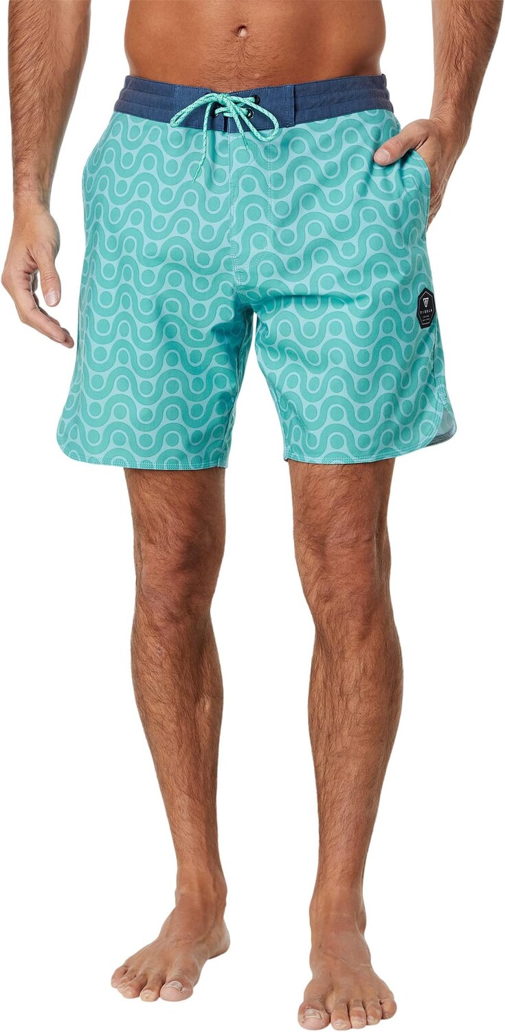 

Шорты для плавания 17,5 дюймов VISSLA, цвет Jade