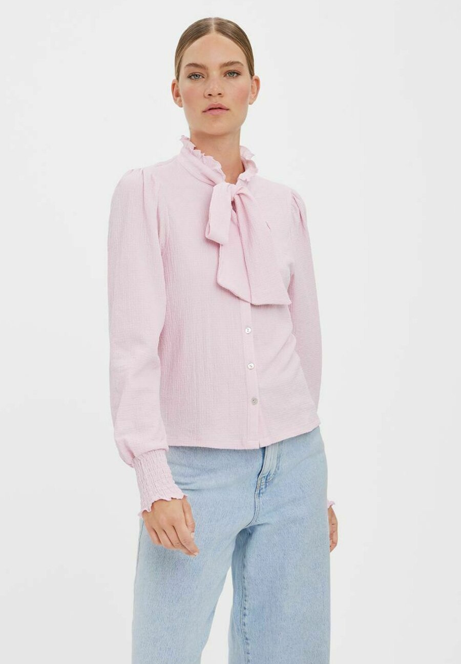 

Рубашка Vero Moda, светло-розовый