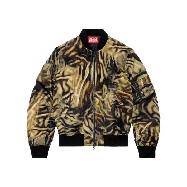 

Куртка j-dublee bomberjacke mit abstraktem print 5afa 5afa Diesel, мультиколор