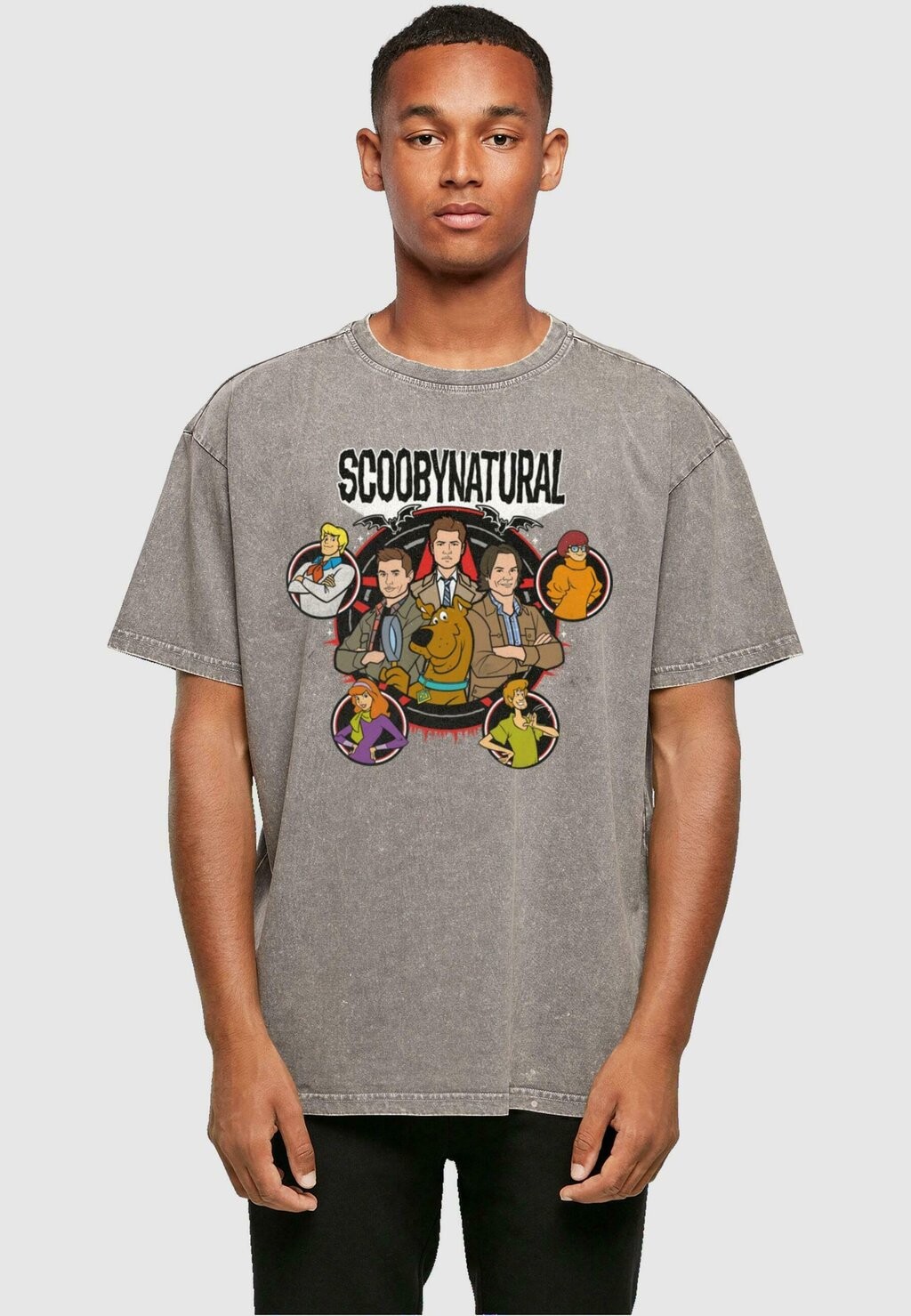 

Футболка с принтом SCOOBY ABSOLUTE CULT, цвет asphalt
