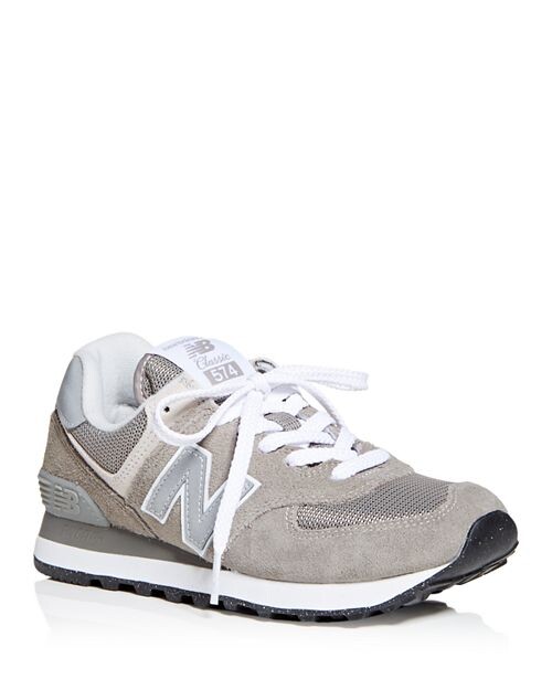 

Женские низкие кеды 574 Evergreen New Balance, цвет Gray