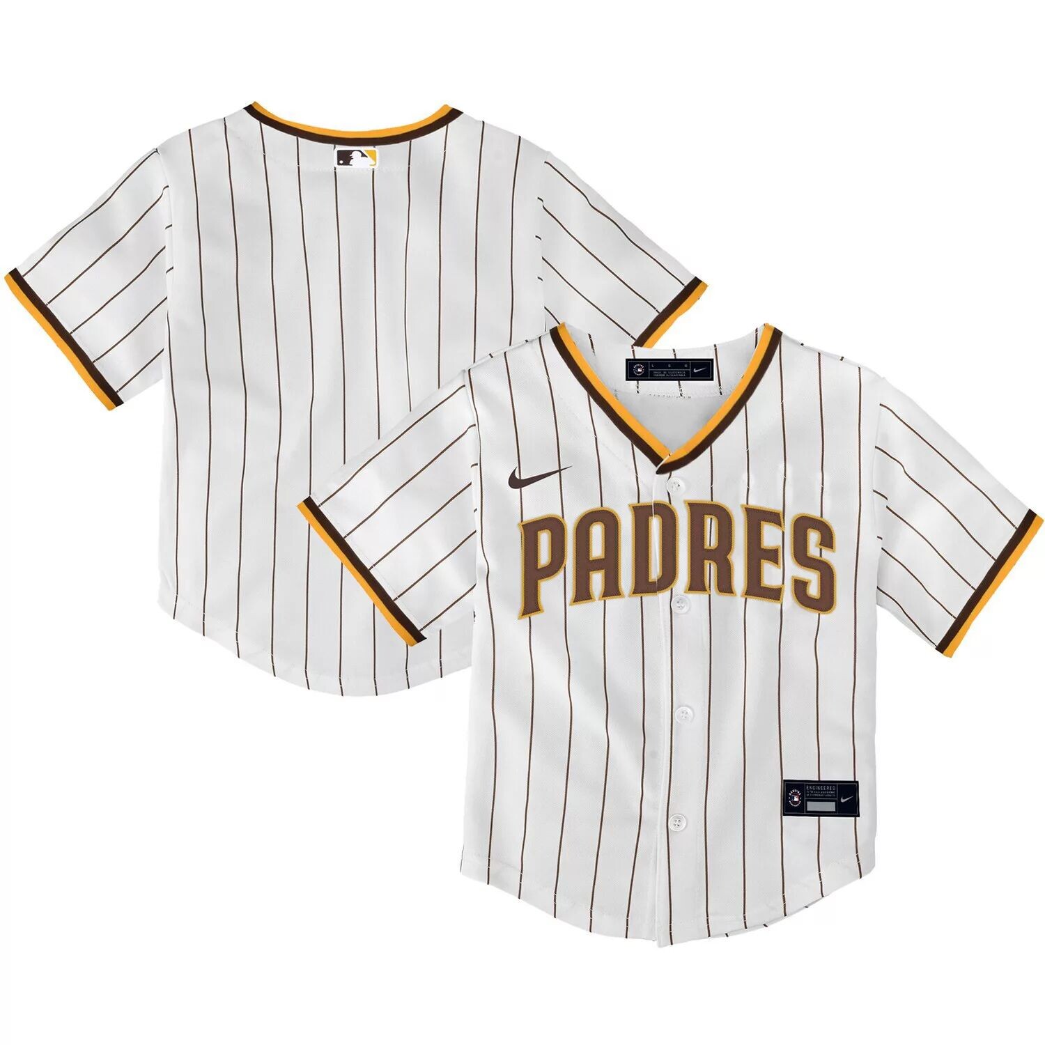 

Белая футболка Nike San Diego Padres Replica Team для малышей Nike