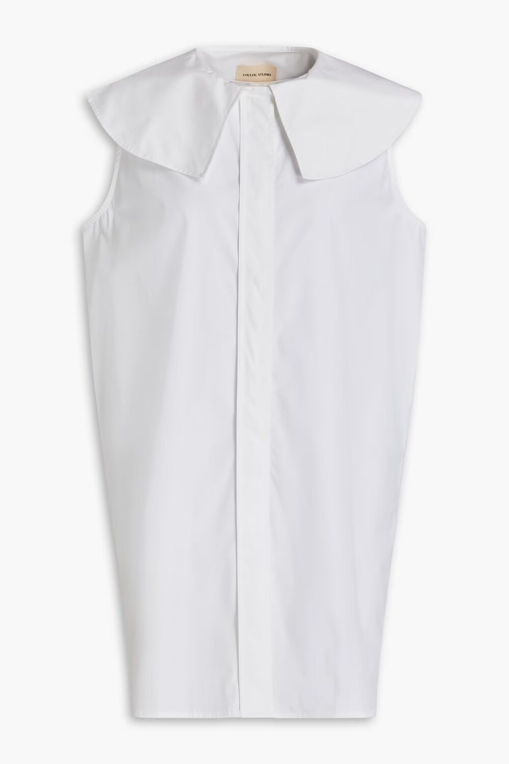 

Платье-рубашка Samet из хлопкового поплина Loulou Studio, цвет Off-white