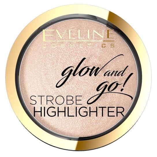 

Запеченный хайлайтер 01 Шампанское, 8,5 г Eveline Cosmetics, Glow and Go