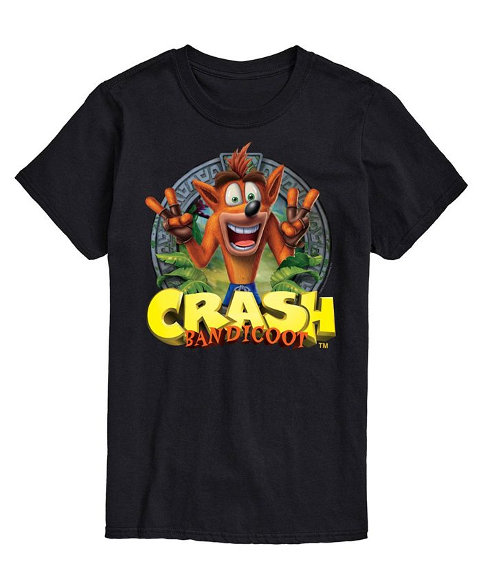 

Мужская футболка Crash Bandicoot AIRWAVES, черный