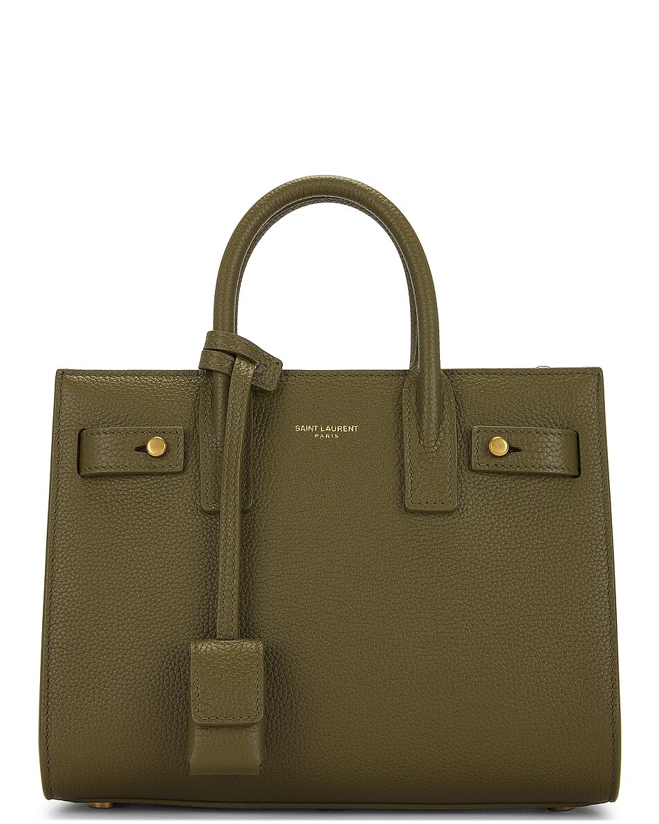 

Сумка кросс-боди Saint Laurent Nano Sac De Jour, цвет Loden Green