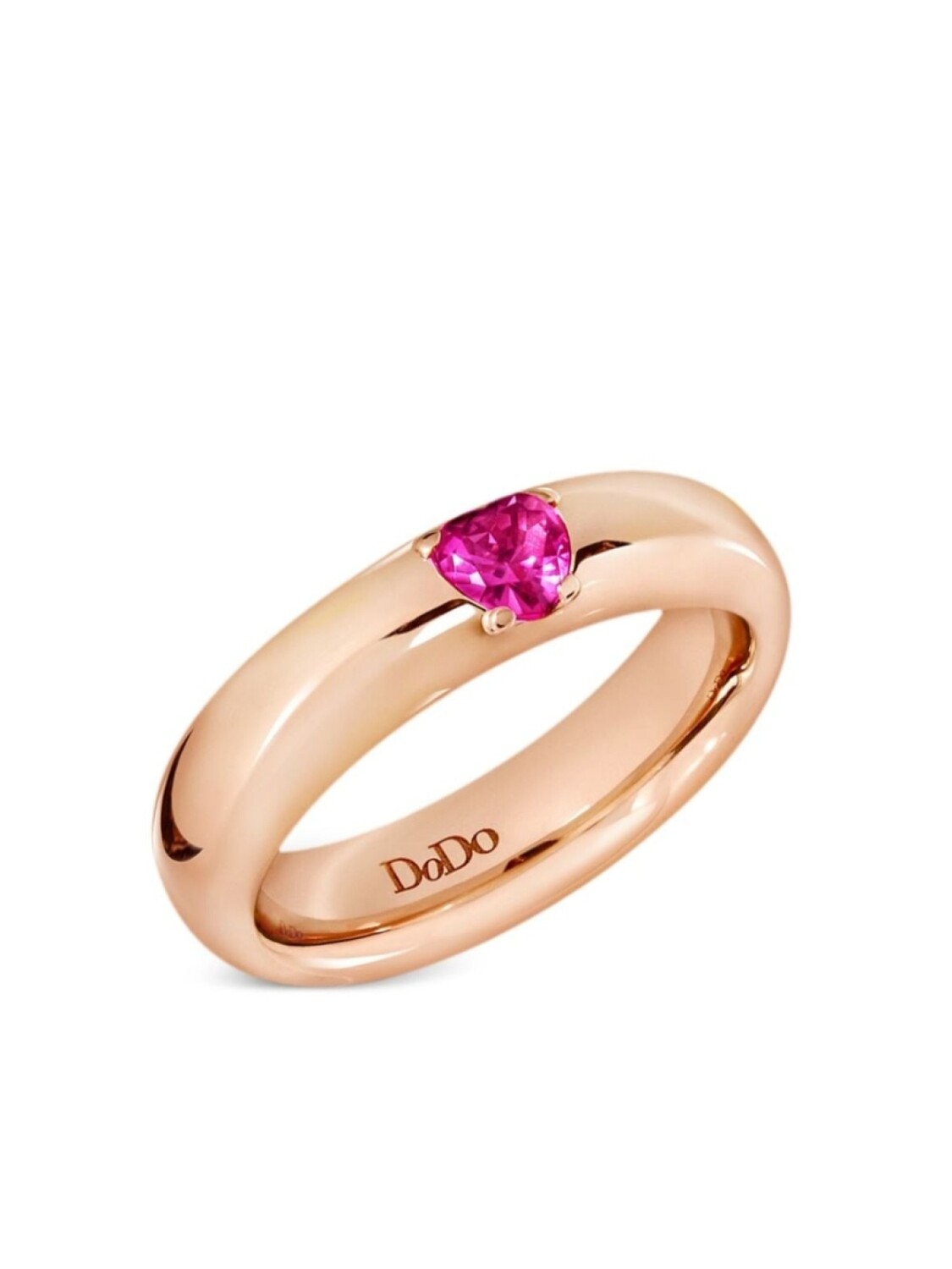 

Кольцо Heart из розового золота Dodo, розовый