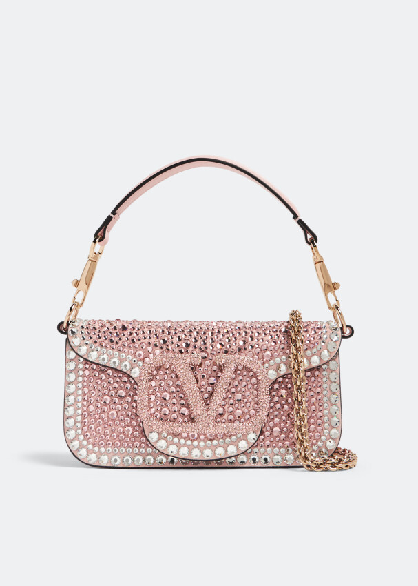 

Сумка через плечо Valentino Garavani Locò Small, розовый