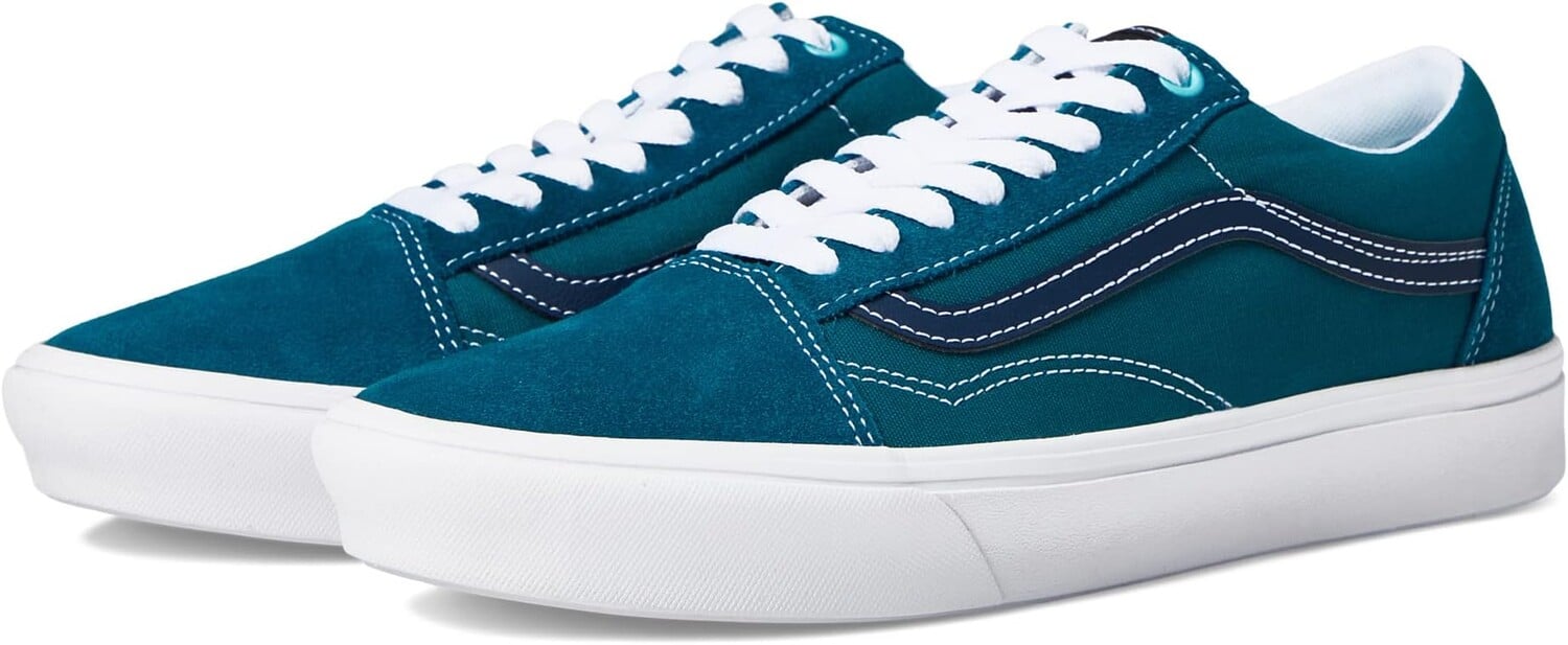 

Кроссовки Comfycush Old Skool Vans, цвет Multi Block Blue Coral/Black