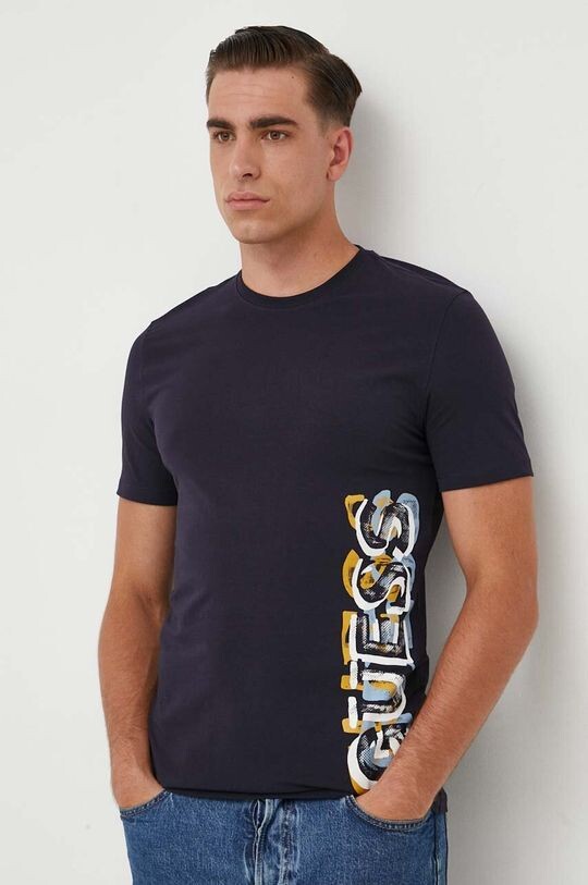

Футболка Guess, темно-синий