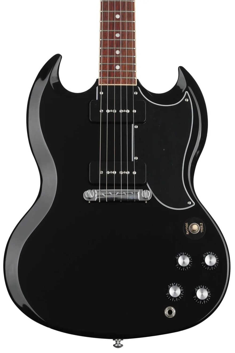 

Специальная электрогитара Gibson SG - черное дерево