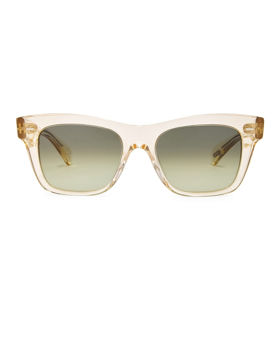 

Солнцезащитные очки Ms. Oliver Square Oliver Peoples, золотой