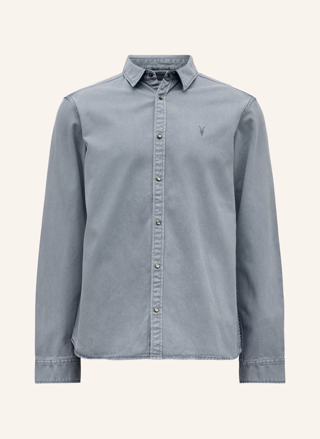 

Рубашка ALLSAINTS STAVELEY Regular Fit, светло-синий