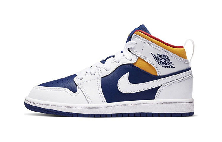 

Air Jordan 1 Mid (BP) Синий/Белый
