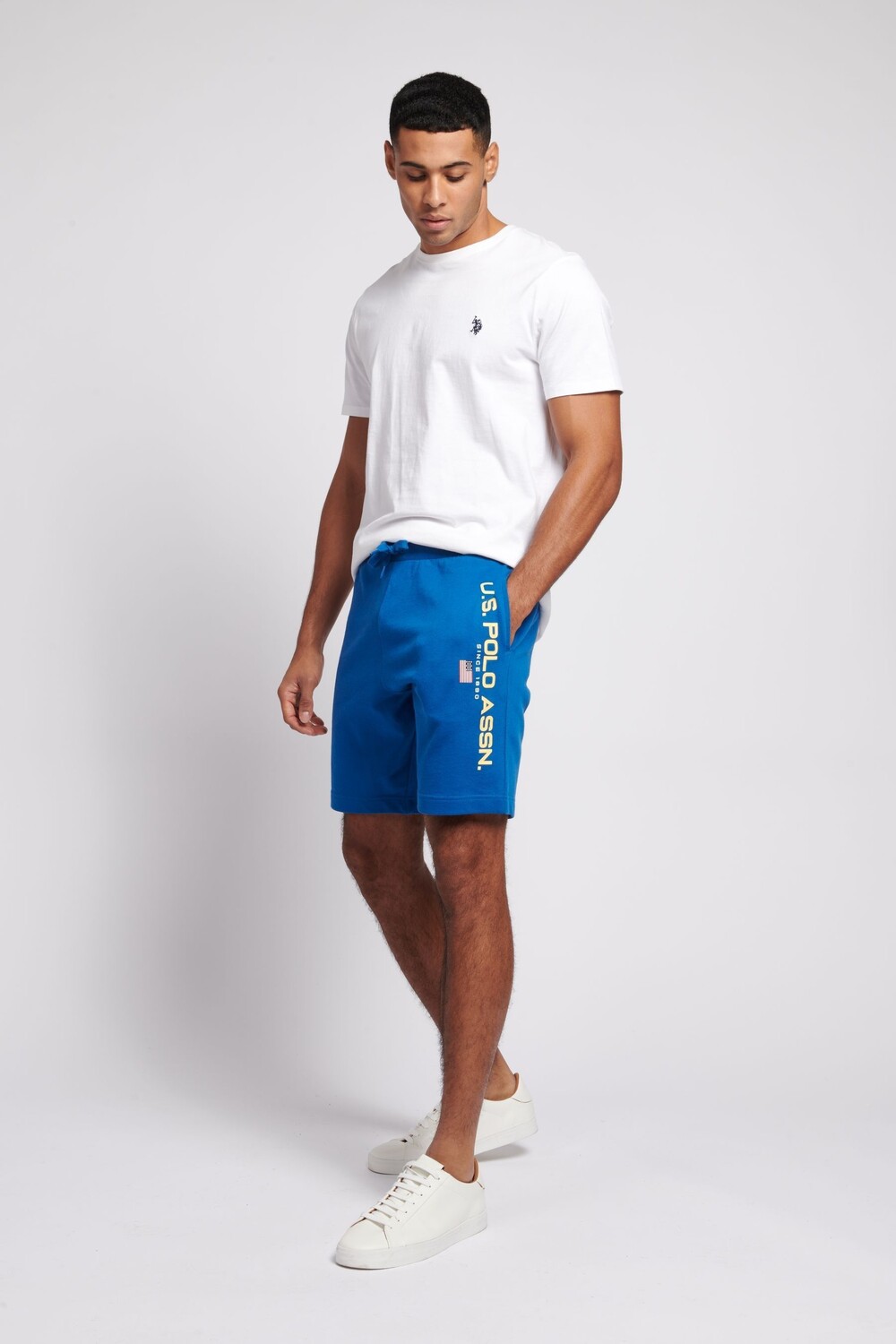 

Темно-синяя куртка USPA Sport LB Shorts U.S. Polo Assn, синий