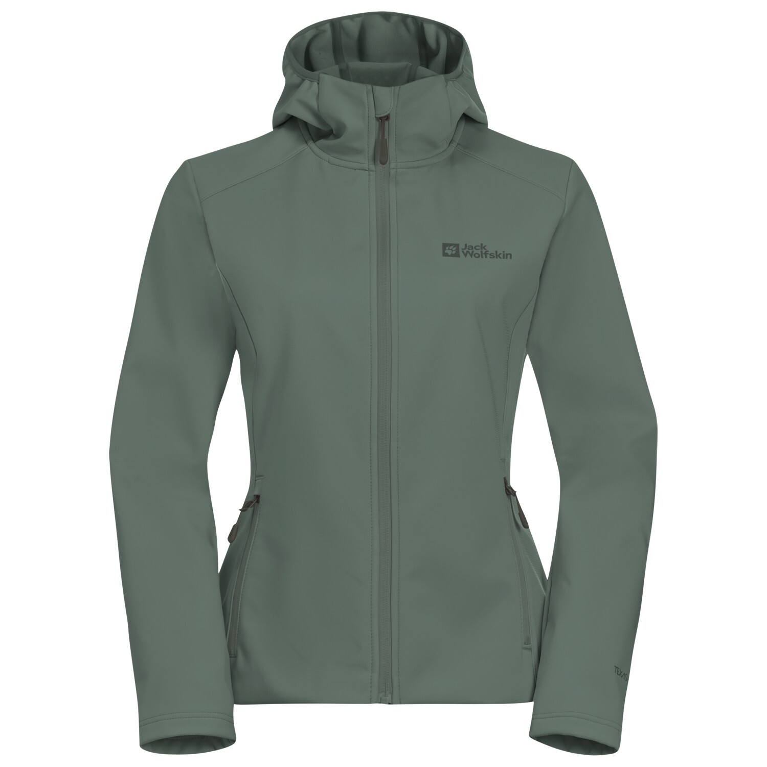 

Куртка из софтшелла Jack Wolfskin Women's Bornberg Hoody, цвет Hedge Green