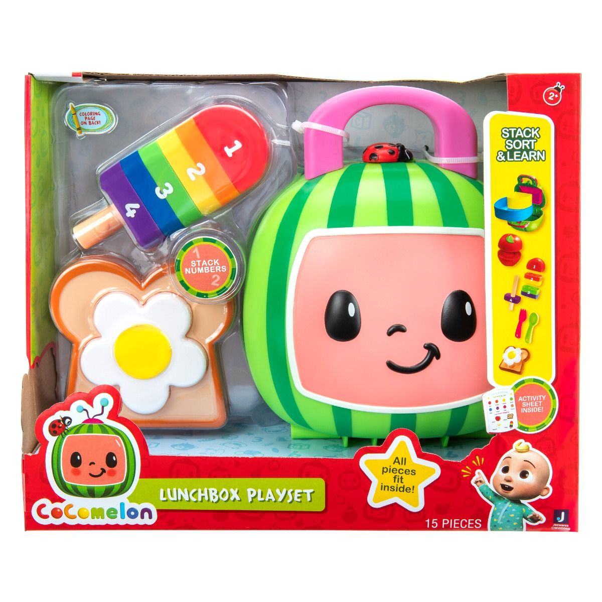 Детская игрушка Cocomelon Roleplay Lunchbox, 1 шт детская игрушка cocomelon jj 1 шт
