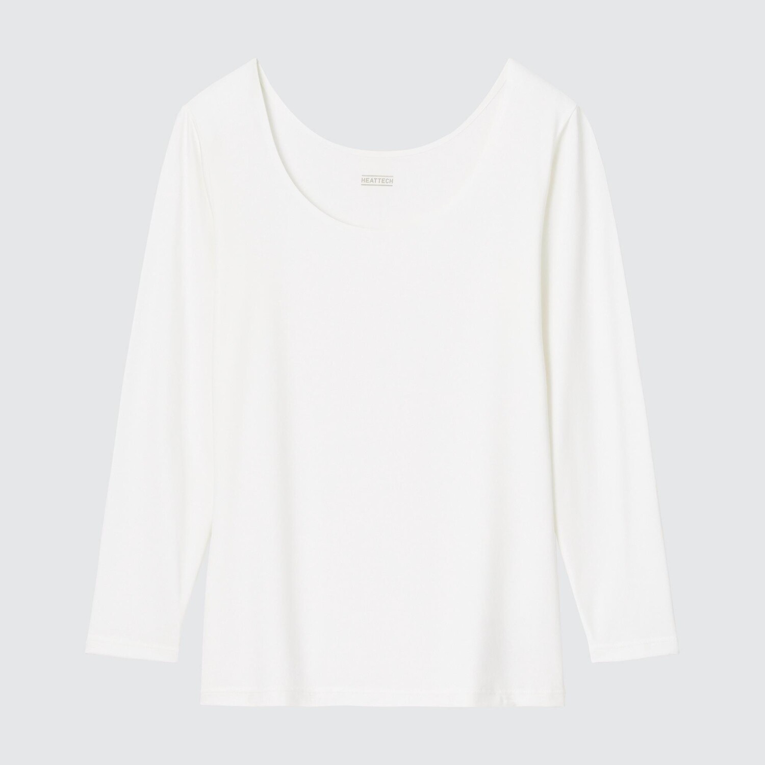 

Термотоп Uniqlo Heattech с круглым вырезом, белый